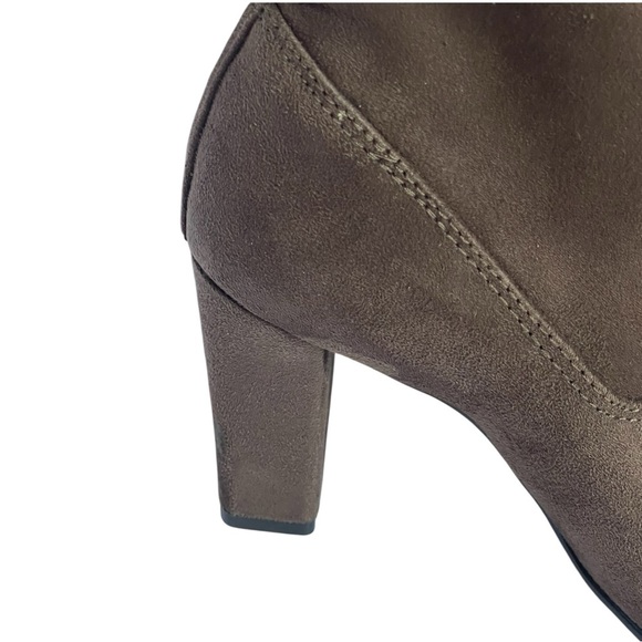 ANNE KLEIN SPORT AKELEK SUEDE TAUPE KNEE HIGH BOOTS SZ 6.5 M EUC - Picture 4 of 10